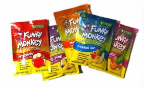 The Funky Monkey sample pack of freeze-dried fruit. Win some by commenting on this post.