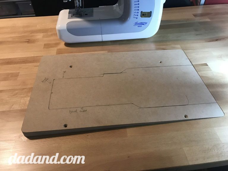 DIY Sewing Machine Table