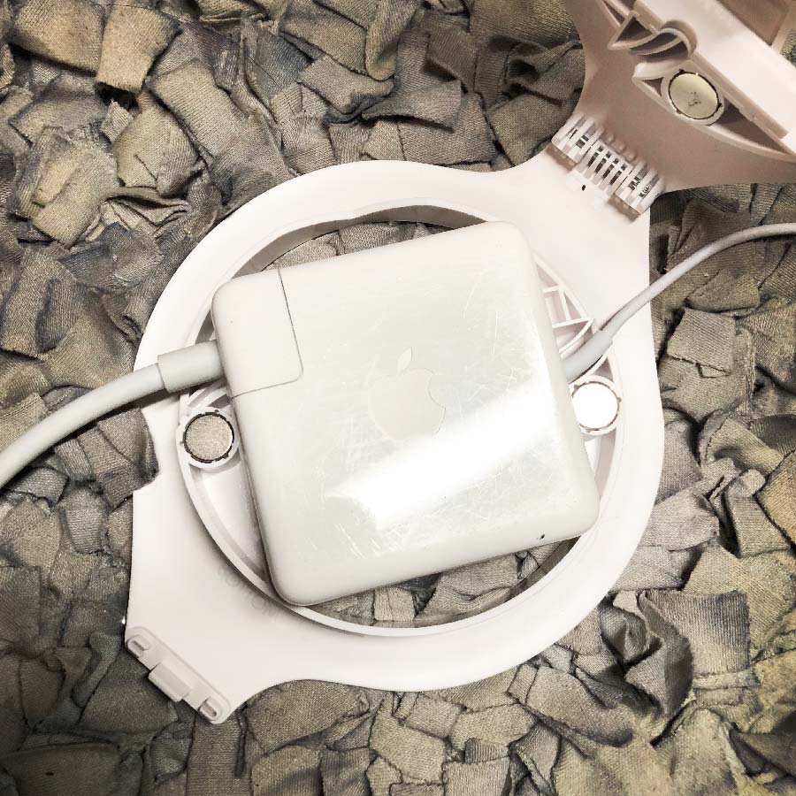 Fuse Reel Side Winder MacBook charger cable holder